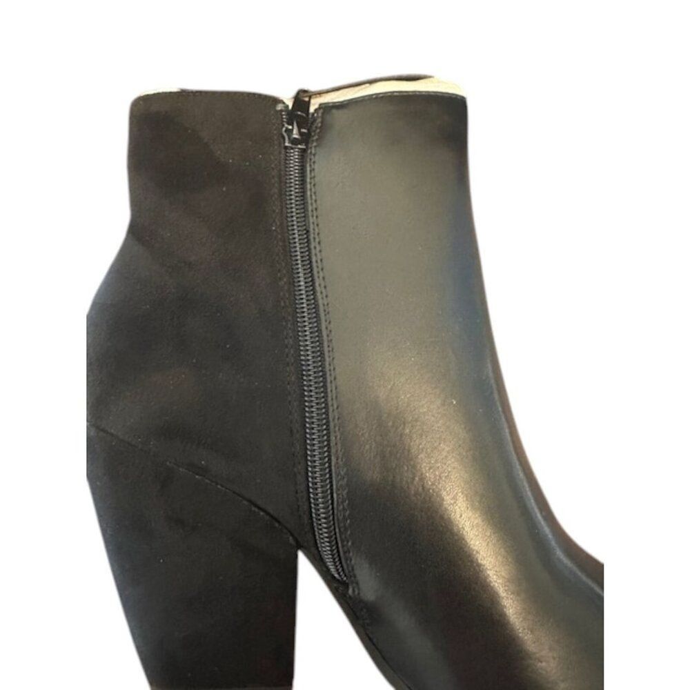 Liz Claiborne Women's Utopia Black‎ Block Heel Booties Size 10M - Picture 6 of 14